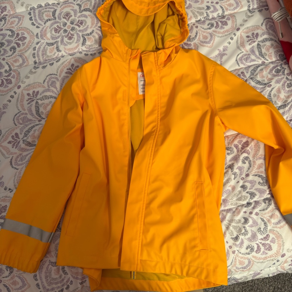 Cat & Jack Vibrant Yellow Raincoat